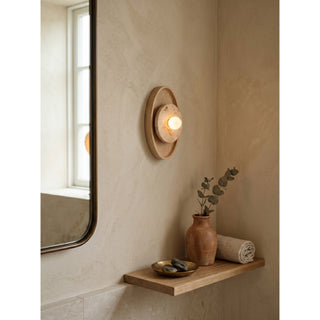Lumenhart Applique Murale en Travertin