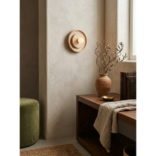 Lumenhart Applique Murale en Travertin