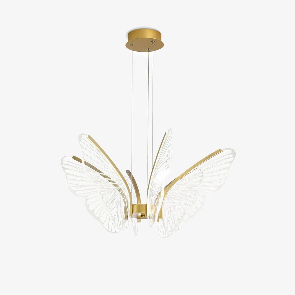 Valeris Lustre en Cristal Ailes de Papillon
