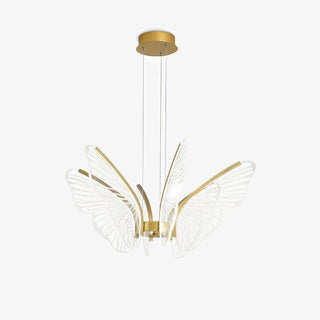 Lustra Lustre en Cristal Ailes de Papillon