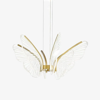 Lustra Lustre en Cristal Ailes de Papillon