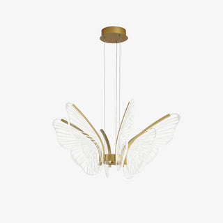 Lustra Lustre en Cristal Ailes de Papillon