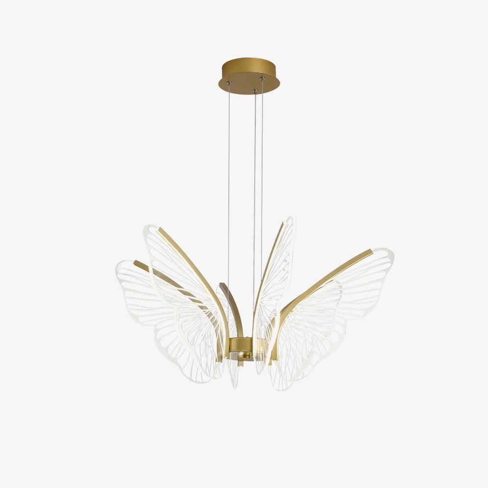 Valeris Lustre en Cristal Ailes de Papillon
