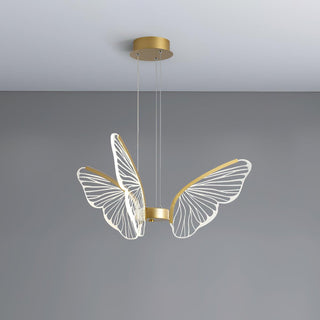 Lustra Lustre en Cristal Ailes de Papillon