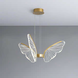 Lustra Lustre en Cristal Ailes de Papillon