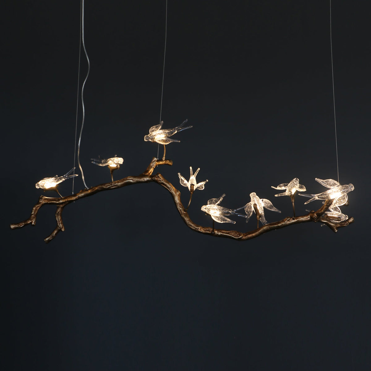 Dovemere Lustre Linéaire À Branches Et Oiseaux – vue 10