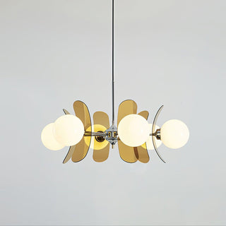 Lustra Lustre en Verre Moderne Chrome Élégant-Luire