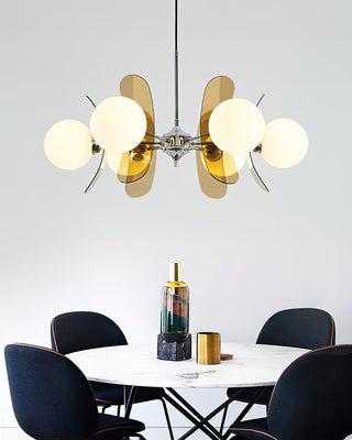 Lustra Lustre en Verre Moderne Chrome Élégant-Luire
