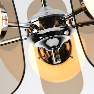 Lustra Lustre en Verre Moderne Chrome Élégant-Luire