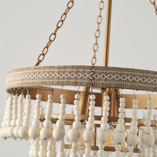 Avrinir Lustre Bois Luxe Postmoderne Grand