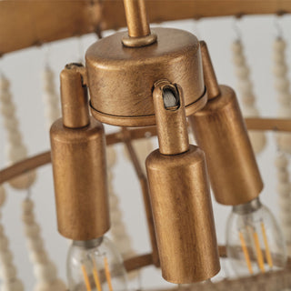Avrinir Lustre Bois Luxe Postmoderne Grand