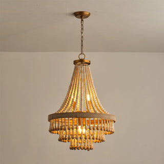 Avrinir Lustre Bois Luxe Postmoderne Grand