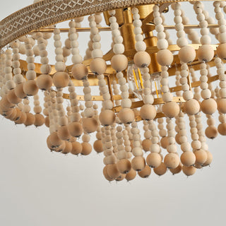 Avrinir Lustre Bois Luxe Postmoderne Grand