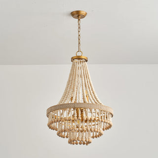 Avrinir Lustre Bois Luxe Postmoderne Grand
