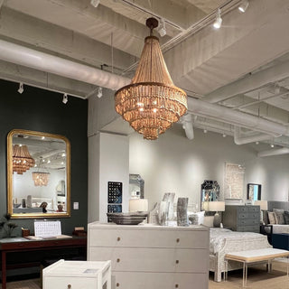Avrinir Lustre Bois Luxe Postmoderne Grand