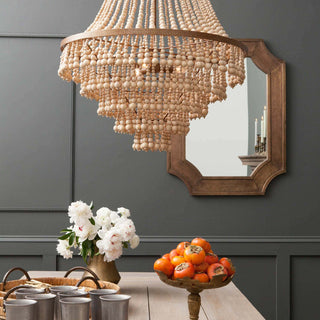 Avrinir Lustre Bois Luxe Postmoderne Grand