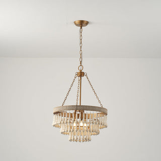 Avrinir Lustre Bois Luxe Postmoderne Grand