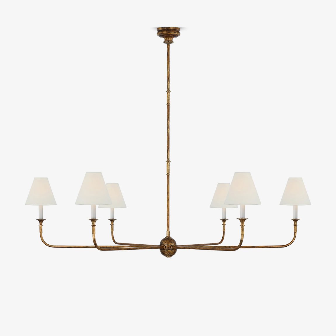 Soreline Suspension Lampe Bougie Noire Évasée