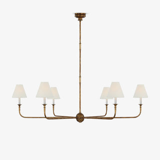 Lustra Suspension Lampe Bougie Noire Évasée