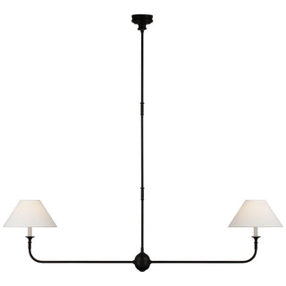 Lustra Suspension Lampe Bougie Noire Évasée