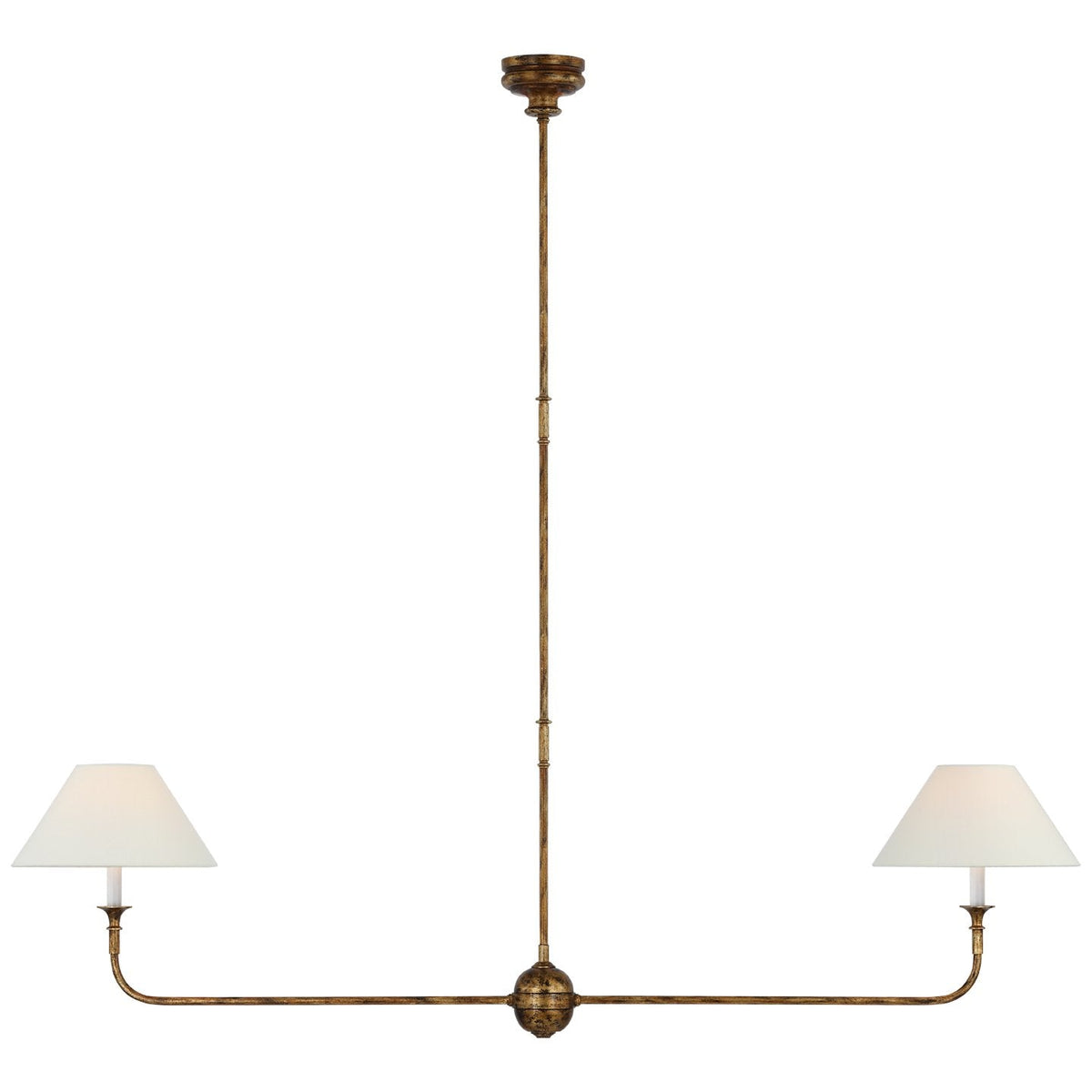 Soreline Suspension Lampe Bougie Noire Évasée