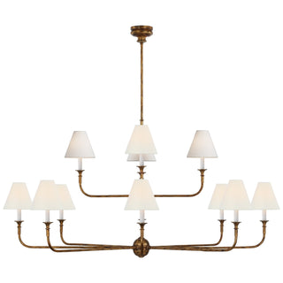 Lustra Suspension Lampe Bougie Noire Évasée