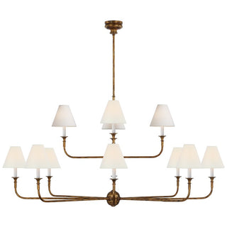 Lustra Suspension Lampe Bougie Noire Évasée