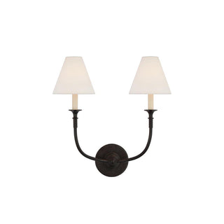 Cygnus Applique Murale Tissu Noir Minimaliste Traditionnelle Moderne