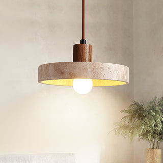 Evvynor Travertin Pendentif Lumière