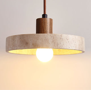 Evvynor Travertin Pendentif Lumière