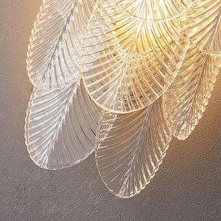 Nima Applique Murale en Métal Verre Inspiration Feuille
