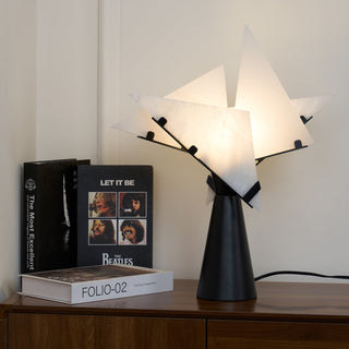 Aursilion Lampe de Table en Albâtre