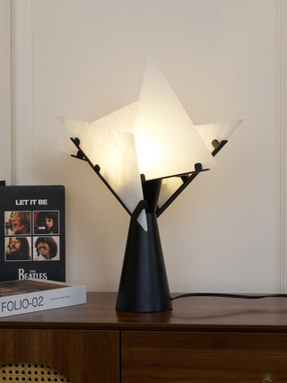 Aursilion Lampe de Table en Albâtre