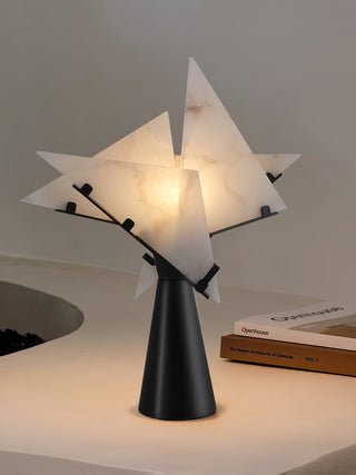 Aursilion Lampe de Table en Albâtre