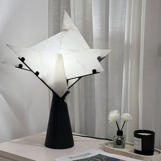 Aursilion Lampe de Table en Albâtre