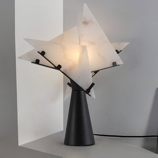 Aursilion Lampe de Table en Albâtre