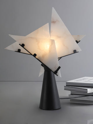 Aursilion Lampe de Table en Albâtre