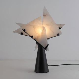 Aursilion Lampe de Table en Albâtre