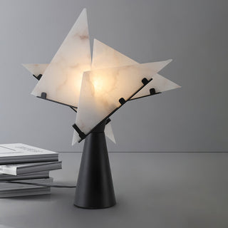 Aursilion Lampe de Table en Albâtre