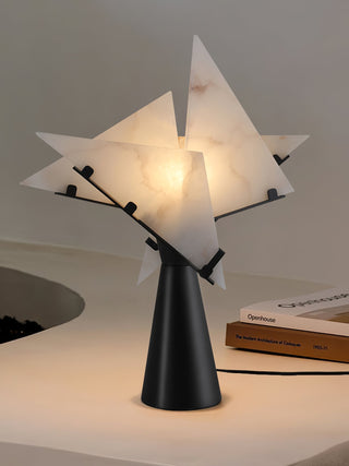 Aursilion Lampe de Table en Albâtre