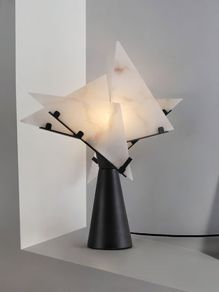 Aursilion Lampe de Table en Albâtre