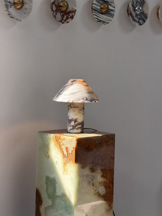 Pillar Lampe de Table en Pierre