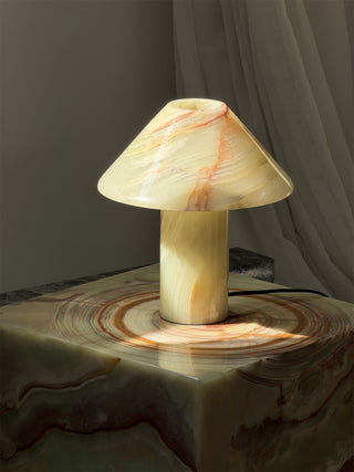 Pillar Lampe de Table en Pierre