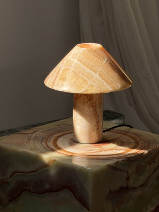 Pillar Lampe de Table en Pierre
