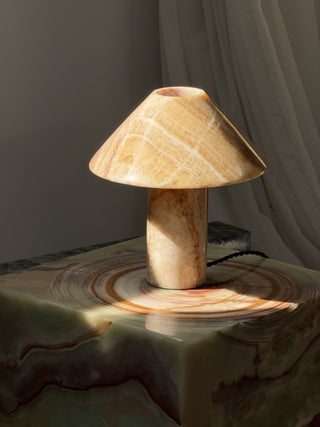 Pillar Lampe de Table en Pierre
