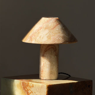 Pillar Lampe de Table en Pierre