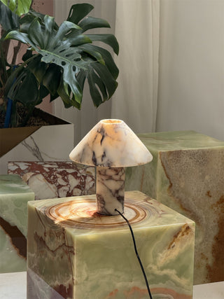 Pillar Lampe de Table en Pierre