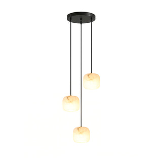 Pillow Alabaster Cluster Chandelier-Neutral Decor