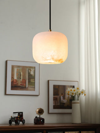 Pillow Alabaster Cluster Chandelier-Neutral Decor