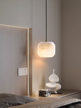 Pillow Alabaster Cluster Chandelier-Neutral Decor